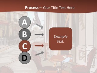 Outline Lantern Paris PowerPoint Template