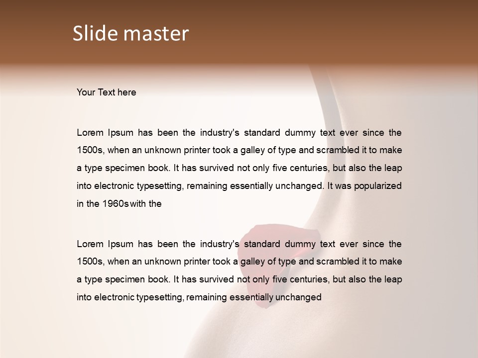 Senteur Relaxation Thalasso PowerPoint Template