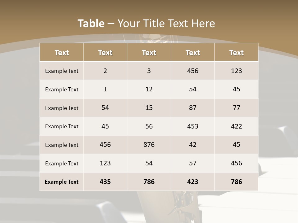 Hobby Vintage Luxus PowerPoint Template
