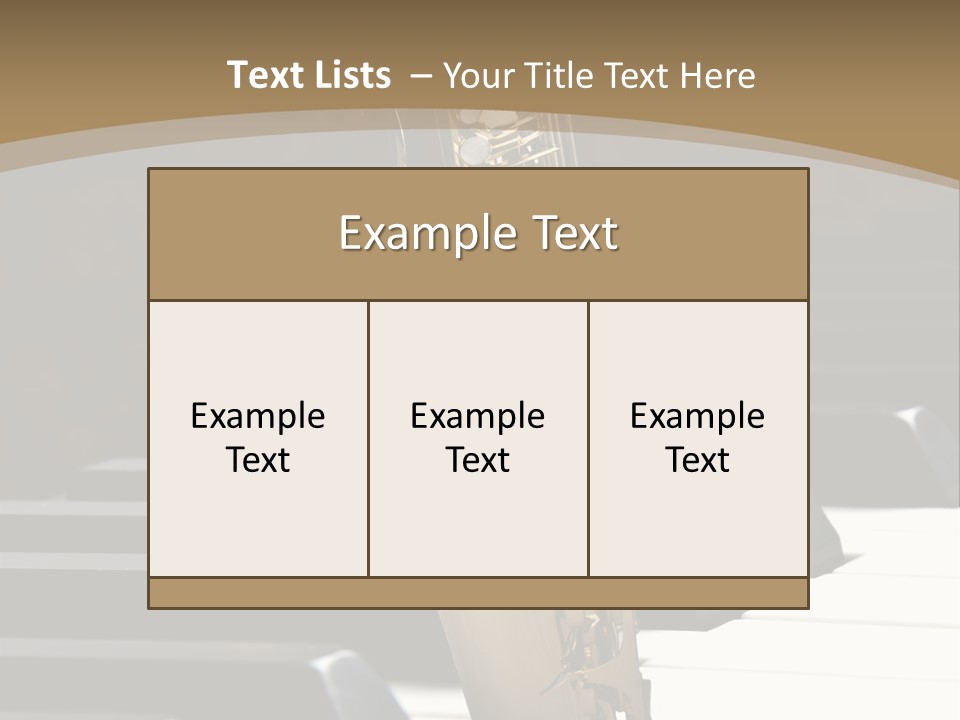 Hobby Vintage Luxus PowerPoint Template