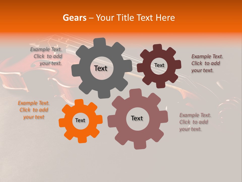 Leidenschaft Saiten Hobby PowerPoint Template