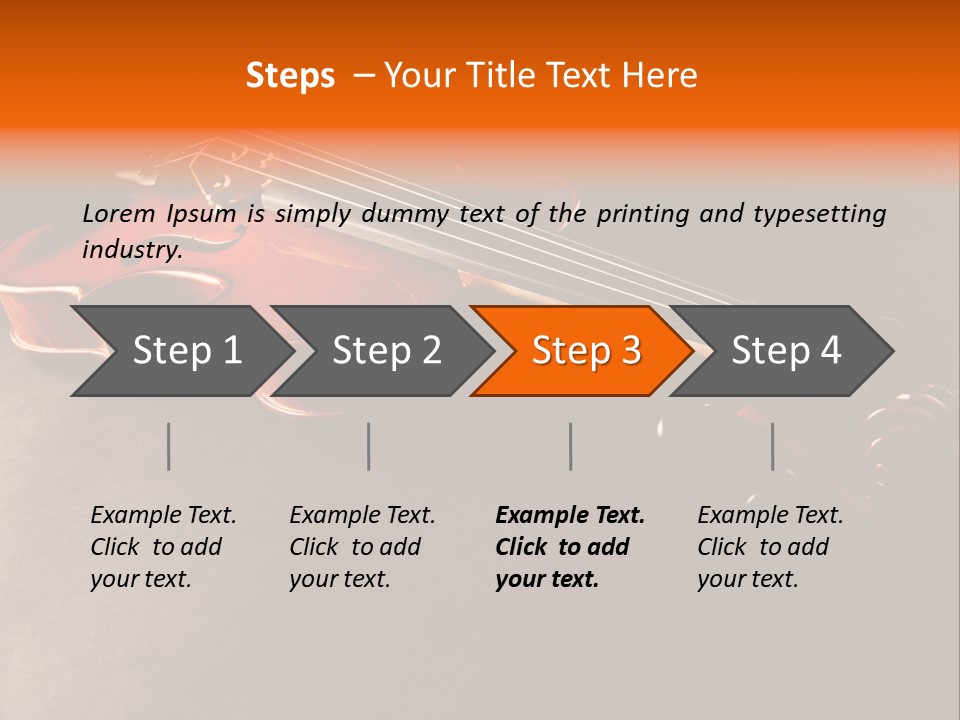 Leidenschaft Saiten Hobby PowerPoint Template