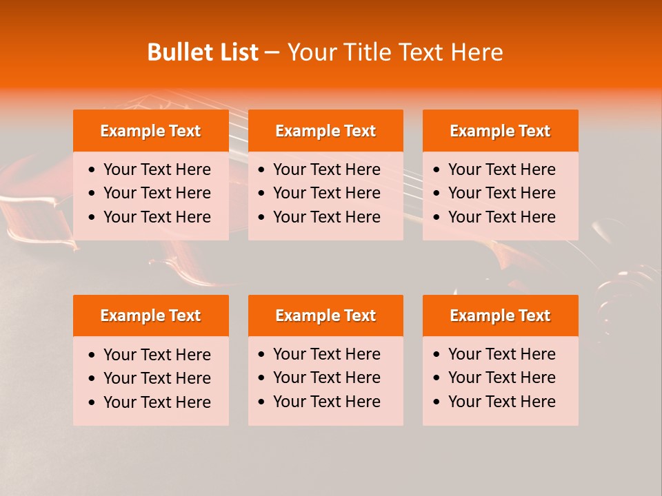 Leidenschaft Saiten Hobby PowerPoint Template