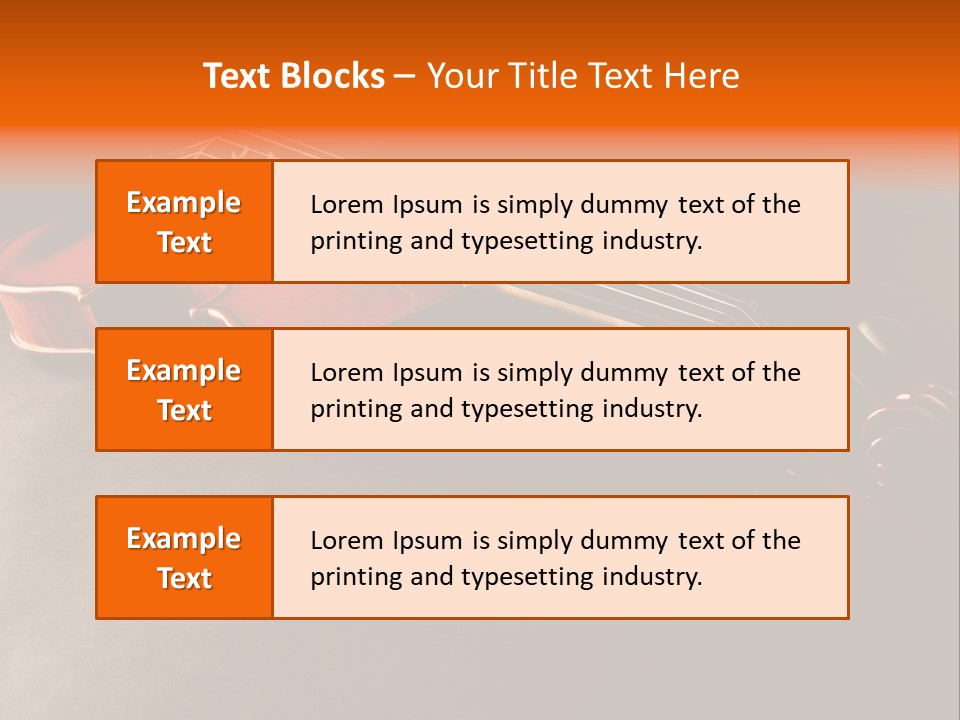 Leidenschaft Saiten Hobby PowerPoint Template
