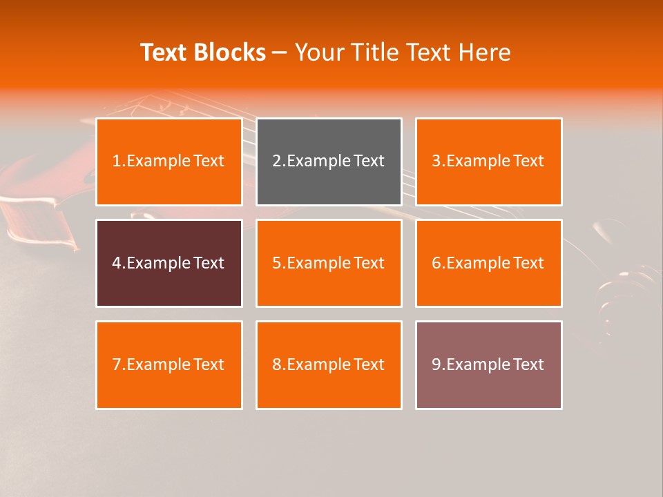Leidenschaft Saiten Hobby PowerPoint Template