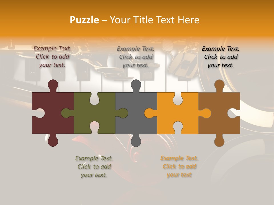 Musikschule Spiegelnd Key PowerPoint Template