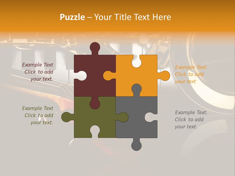 Musikschule Spiegelnd Key PowerPoint Template