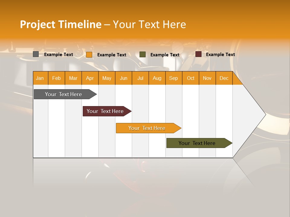 Musikschule Spiegelnd Key PowerPoint Template
