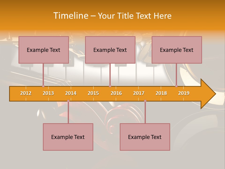 Musikschule Spiegelnd Key PowerPoint Template
