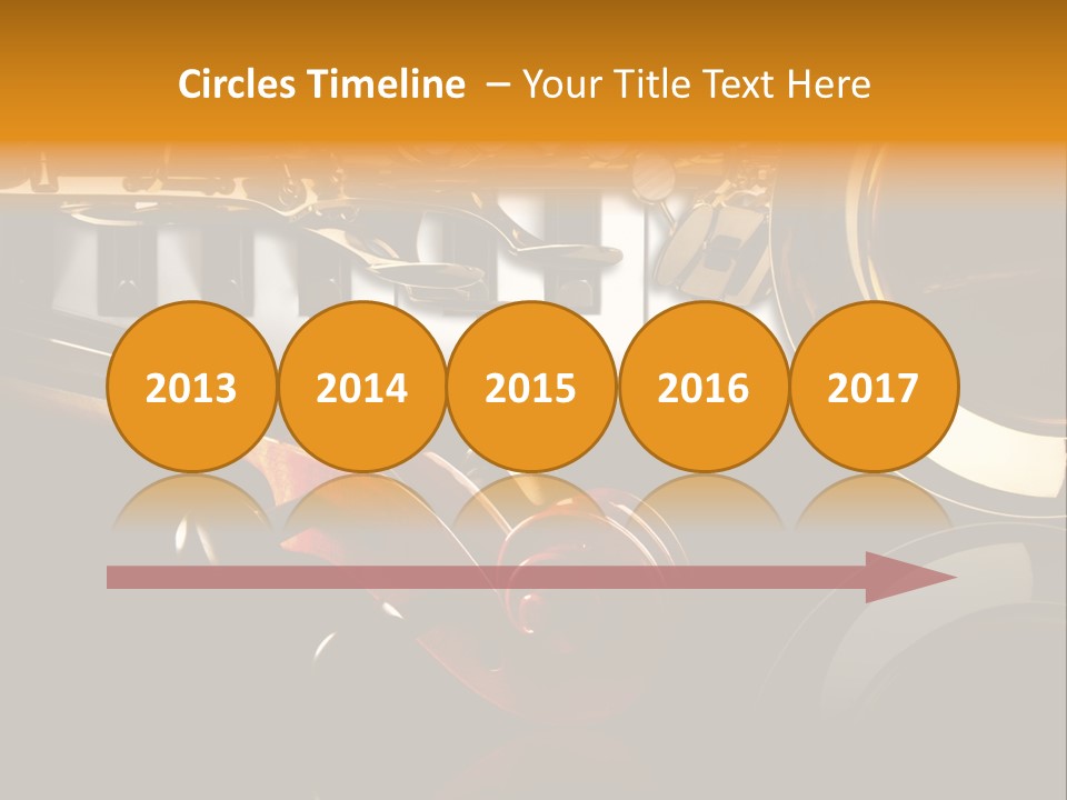 Musikschule Spiegelnd Key PowerPoint Template