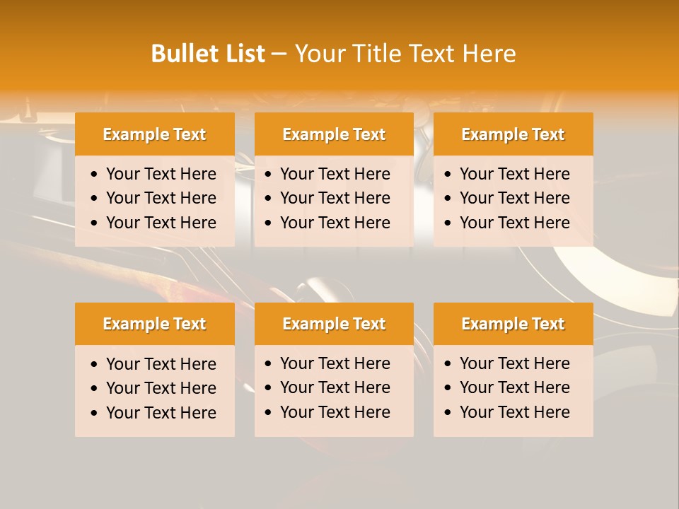 Musikschule Spiegelnd Key PowerPoint Template