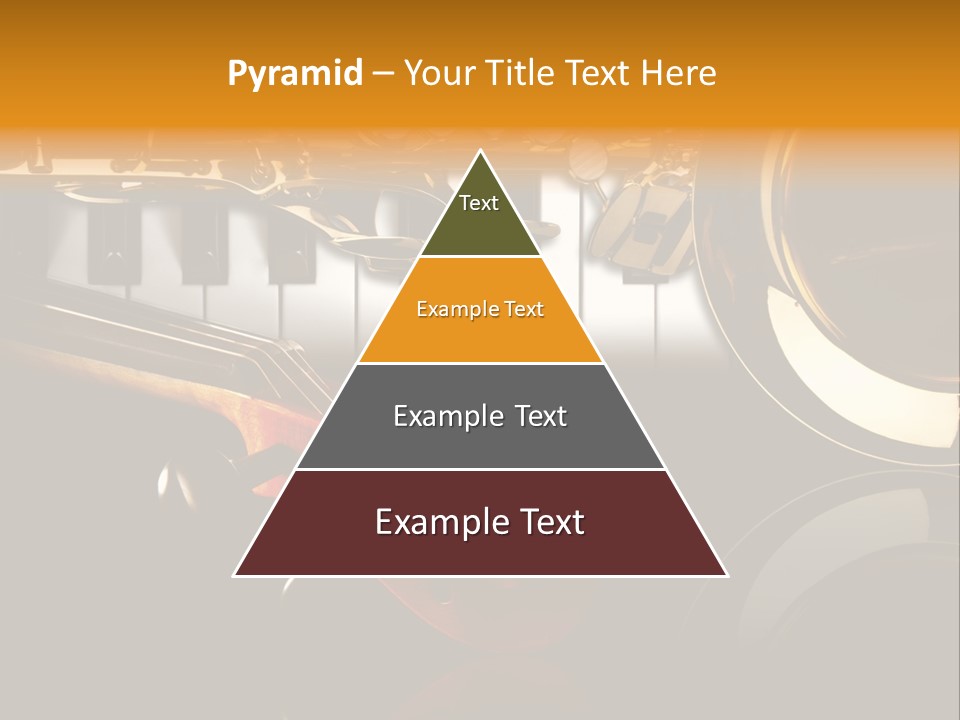 Musikschule Spiegelnd Key PowerPoint Template