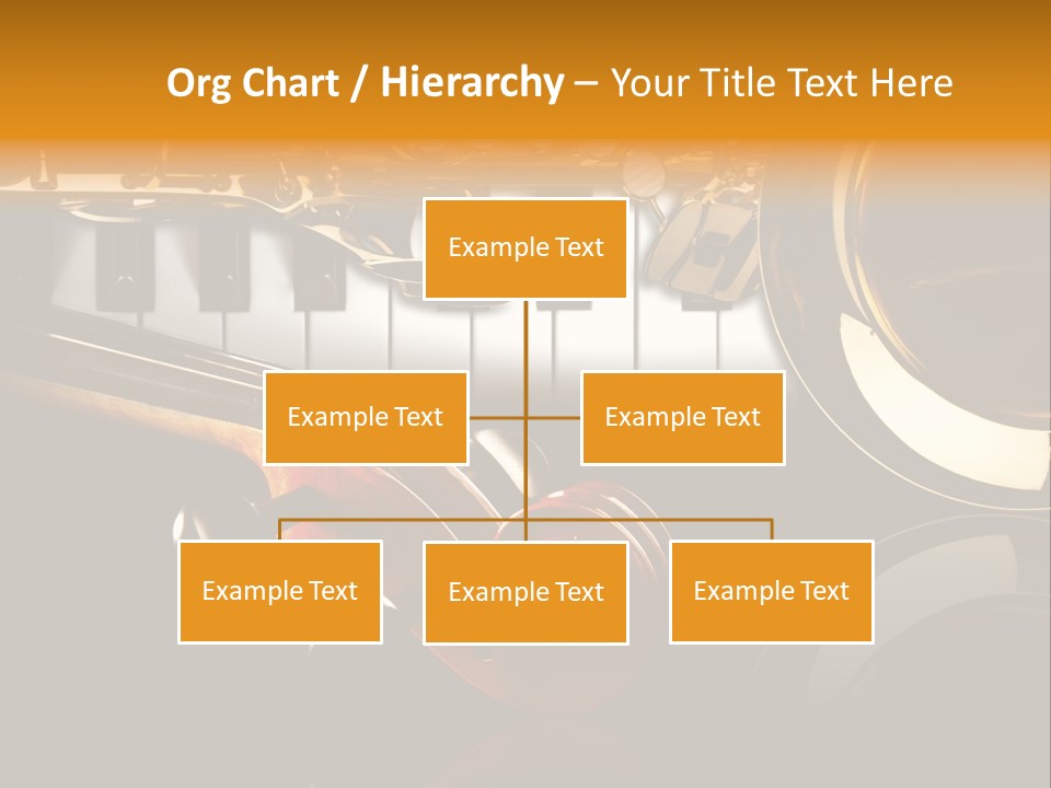 Musikschule Spiegelnd Key PowerPoint Template
