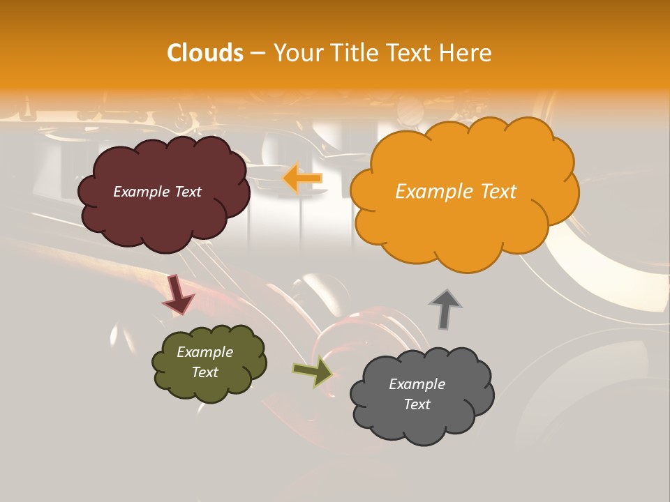 Musikschule Spiegelnd Key PowerPoint Template