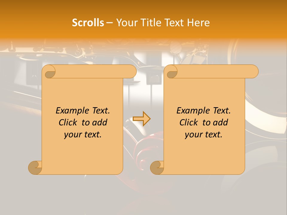Musikschule Spiegelnd Key PowerPoint Template