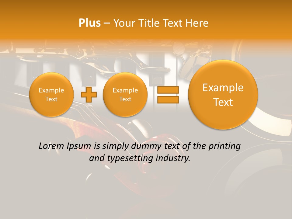 Musikschule Spiegelnd Key PowerPoint Template