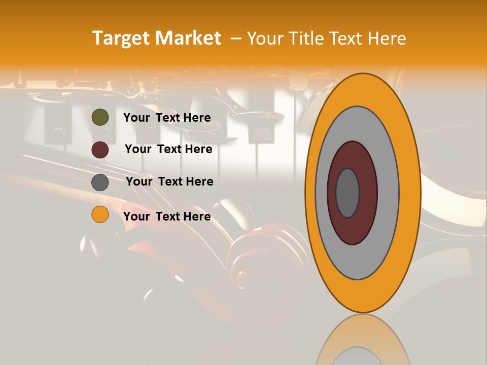 Musikschule Spiegelnd Key PowerPoint Template