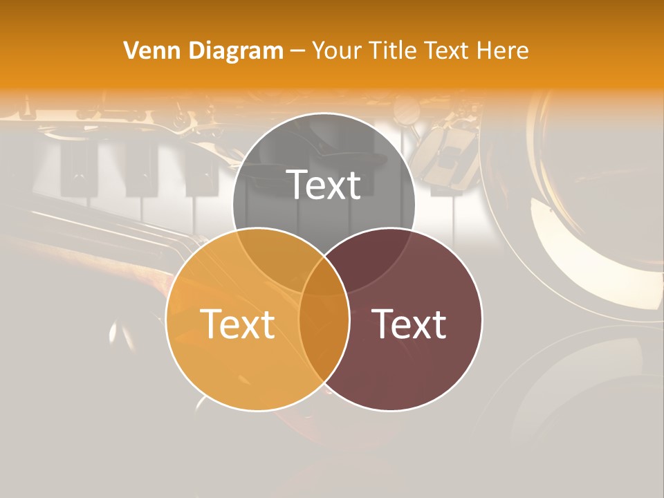 Musikschule Spiegelnd Key PowerPoint Template