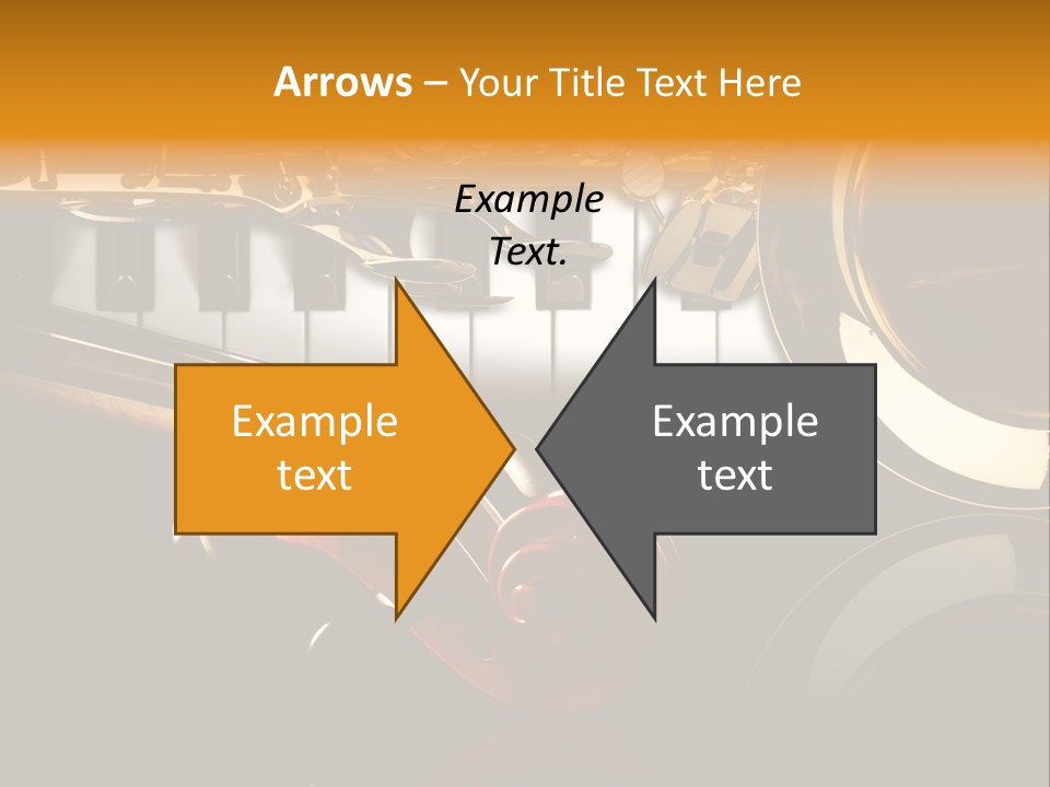 Musikschule Spiegelnd Key PowerPoint Template