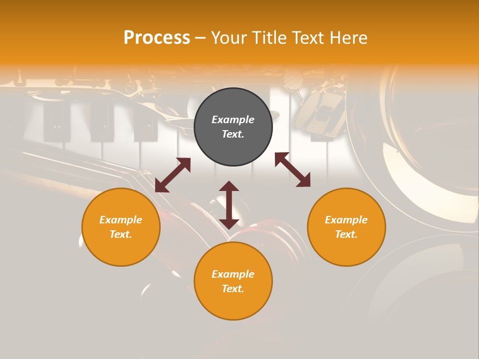 Musikschule Spiegelnd Key PowerPoint Template