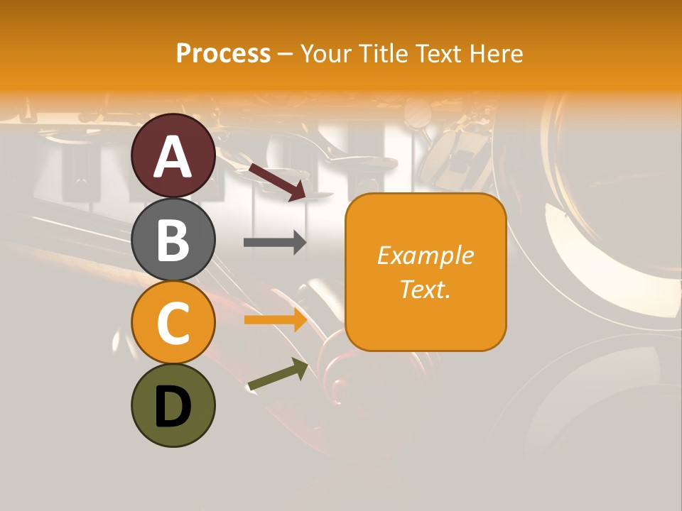 Musikschule Spiegelnd Key PowerPoint Template