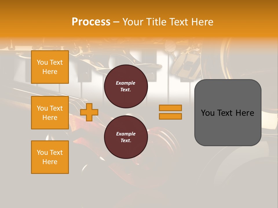 Musikschule Spiegelnd Key PowerPoint Template