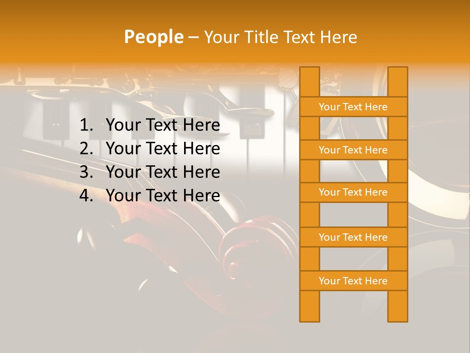 Musikschule Spiegelnd Key PowerPoint Template