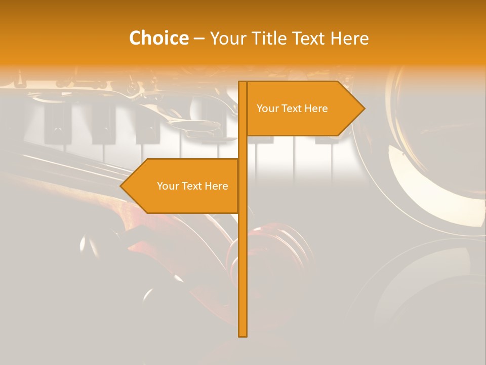 Musikschule Spiegelnd Key PowerPoint Template