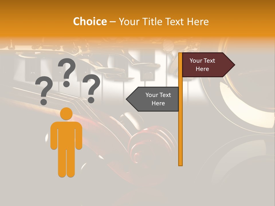 Musikschule Spiegelnd Key PowerPoint Template