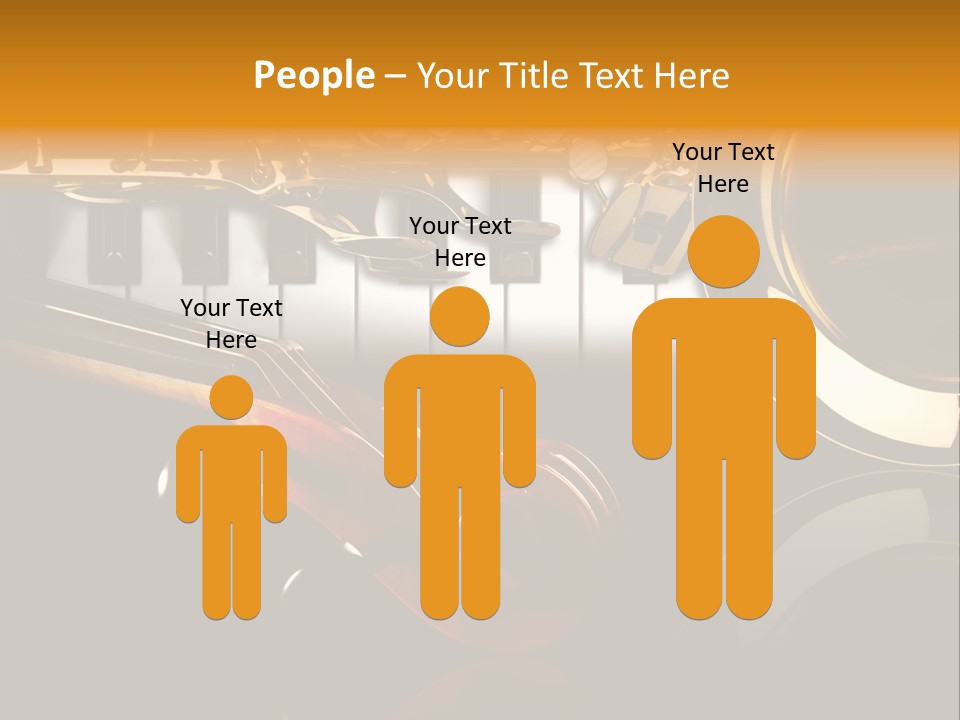 Musikschule Spiegelnd Key PowerPoint Template