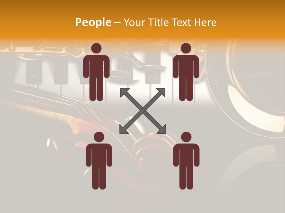 Musikschule Spiegelnd Key PowerPoint Template