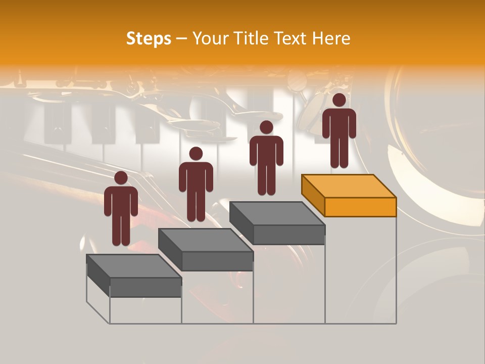 Musikschule Spiegelnd Key PowerPoint Template