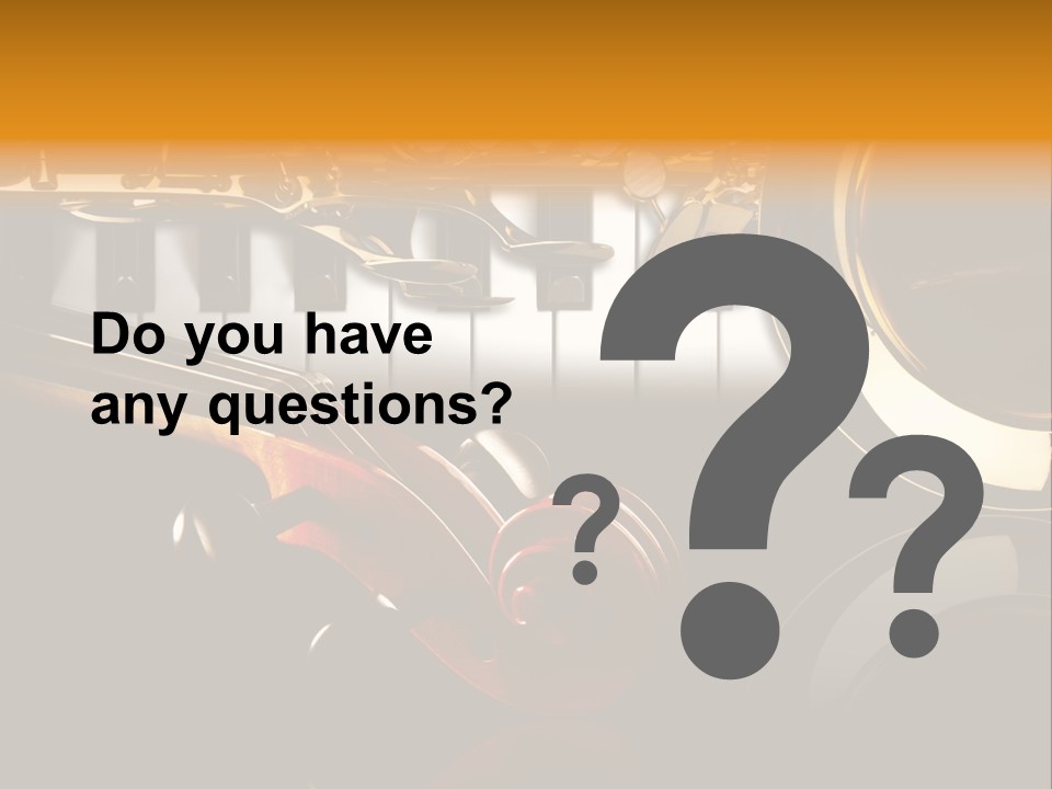 Musikschule Spiegelnd Key PowerPoint Template