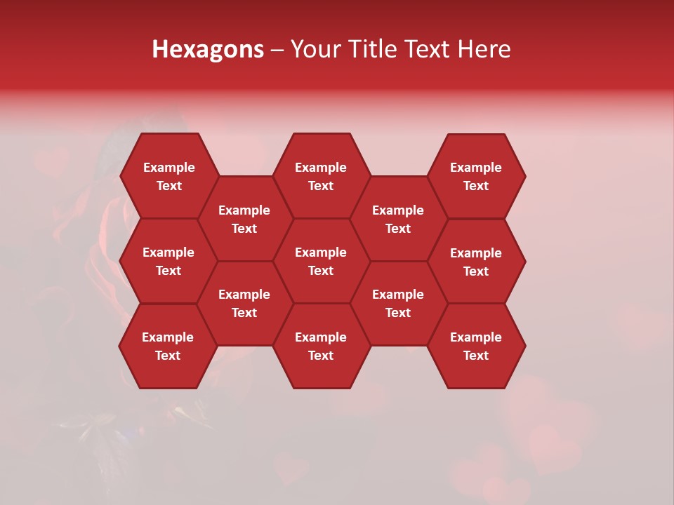 Event Valentine's Flower PowerPoint Template