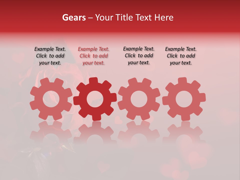 Event Valentine's Flower PowerPoint Template