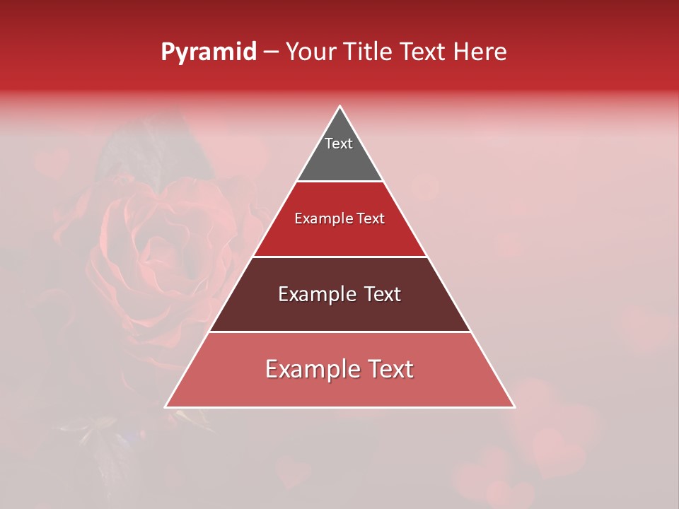 Event Valentine's Flower PowerPoint Template