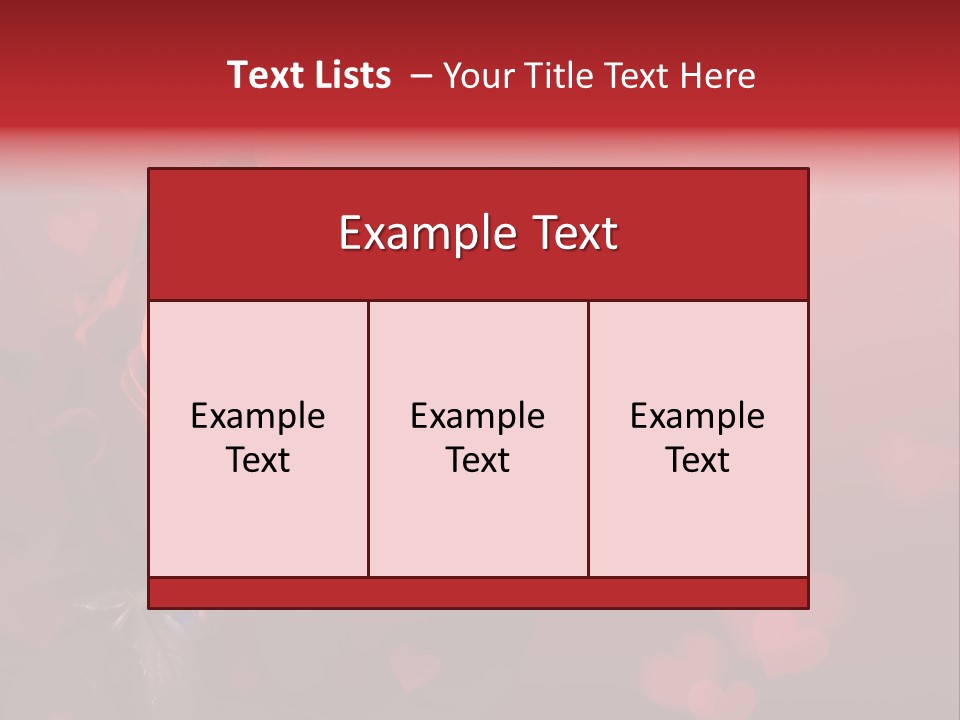 Event Valentine's Flower PowerPoint Template
