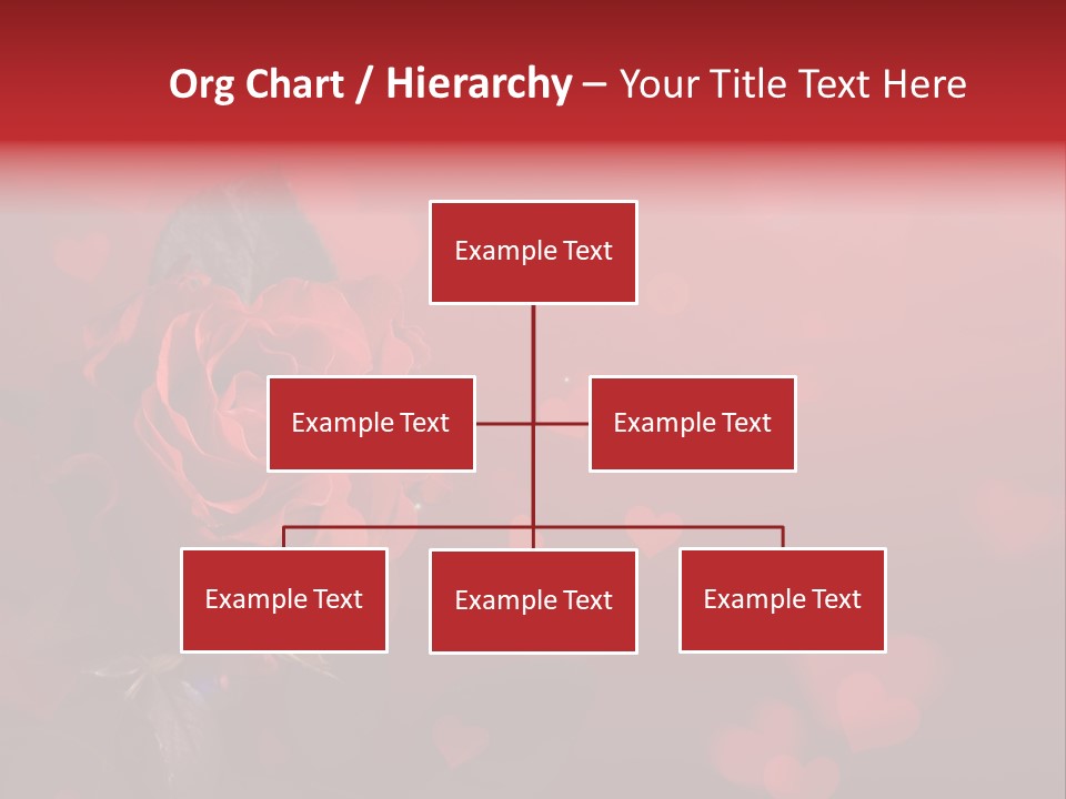 Event Valentine's Flower PowerPoint Template