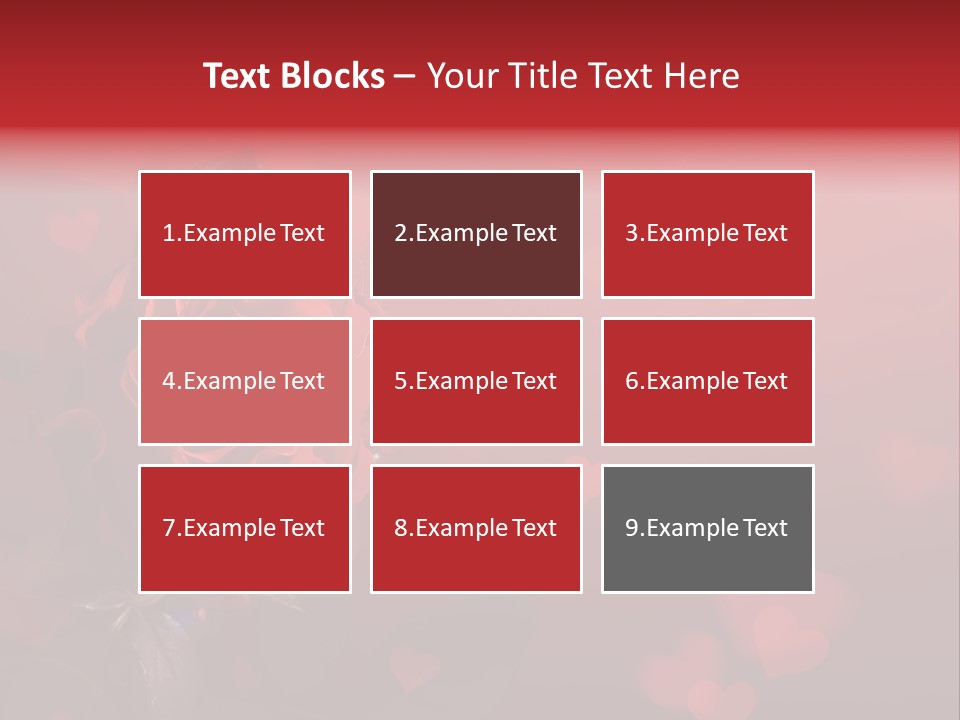 Event Valentine's Flower PowerPoint Template