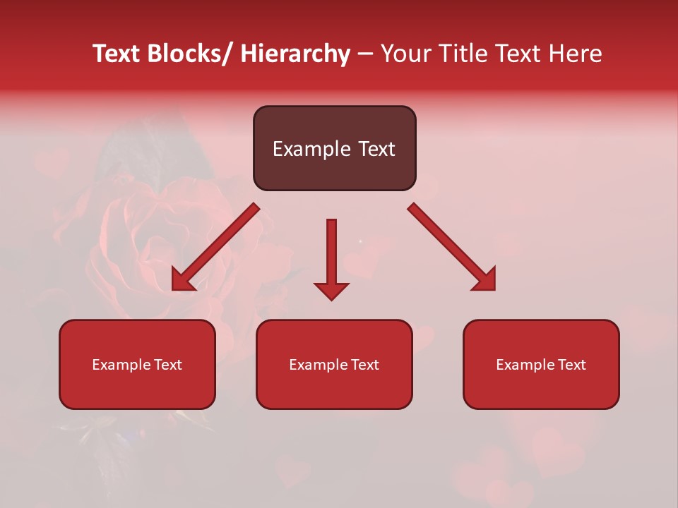 Event Valentine's Flower PowerPoint Template