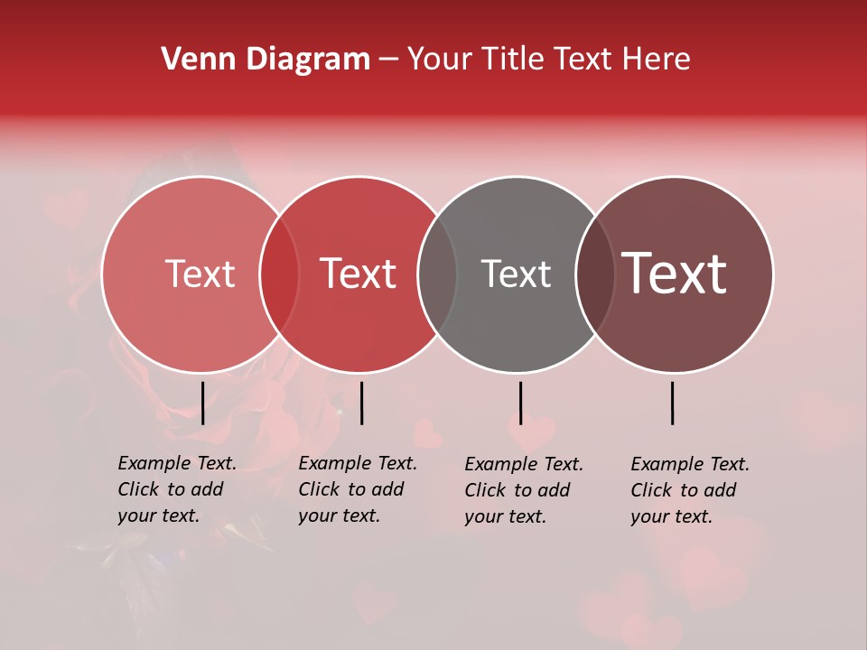 Event Valentine's Flower PowerPoint Template