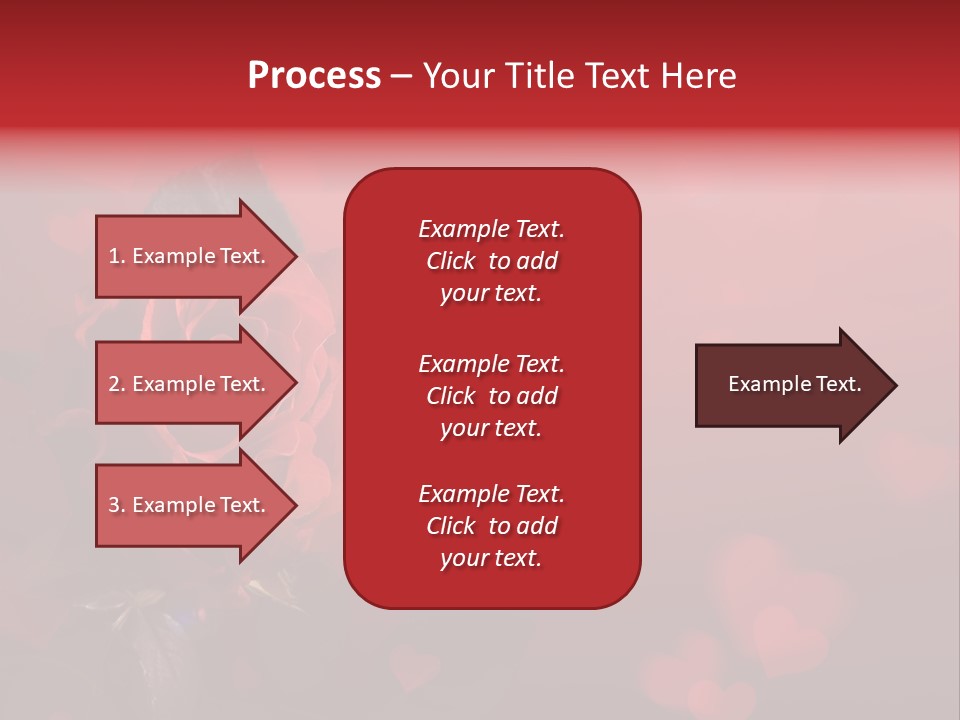 Event Valentine's Flower PowerPoint Template