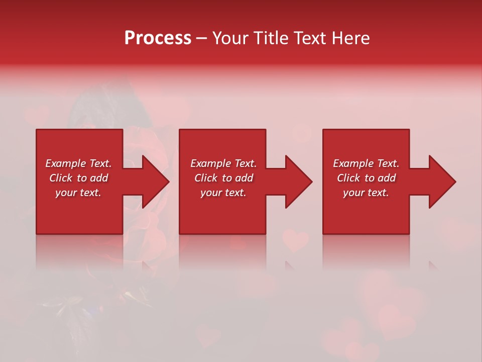 Event Valentine's Flower PowerPoint Template