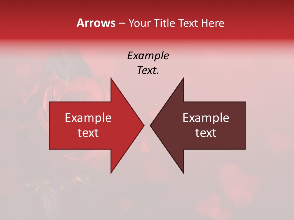 Event Valentine's Flower PowerPoint Template