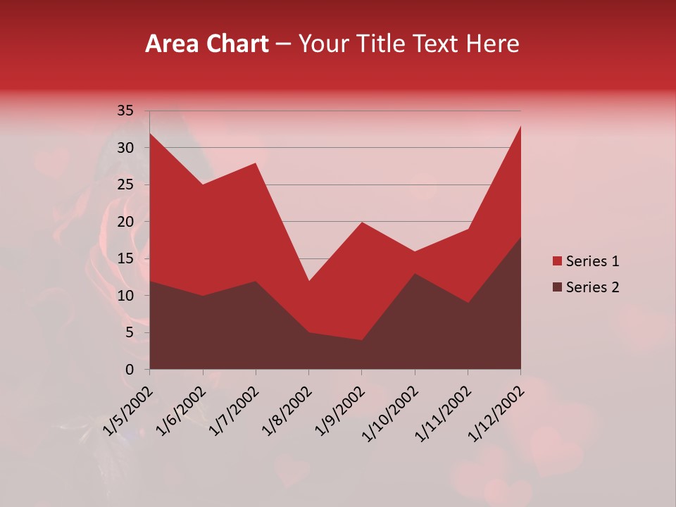 Event Valentine's Flower PowerPoint Template