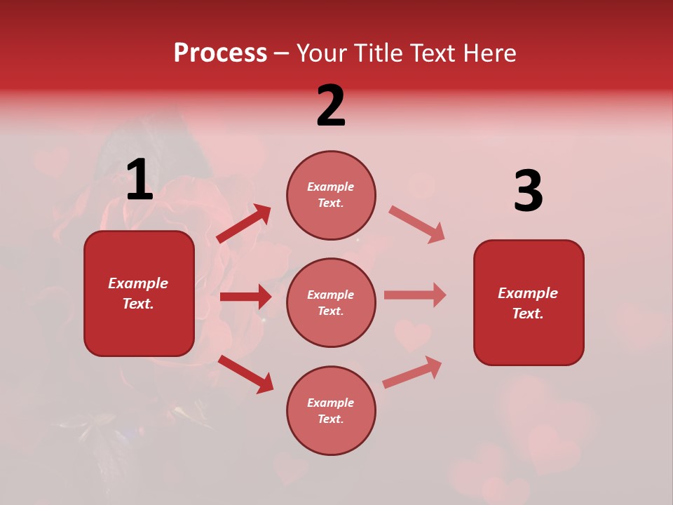 Event Valentine's Flower PowerPoint Template