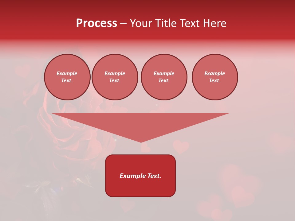 Event Valentine's Flower PowerPoint Template