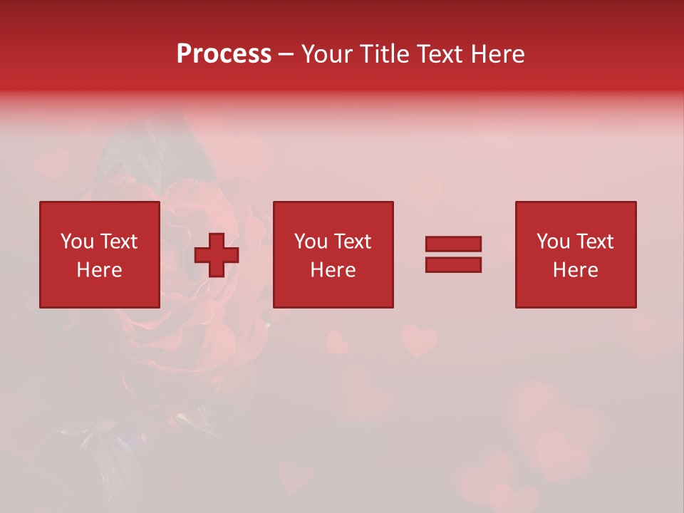 Event Valentine's Flower PowerPoint Template