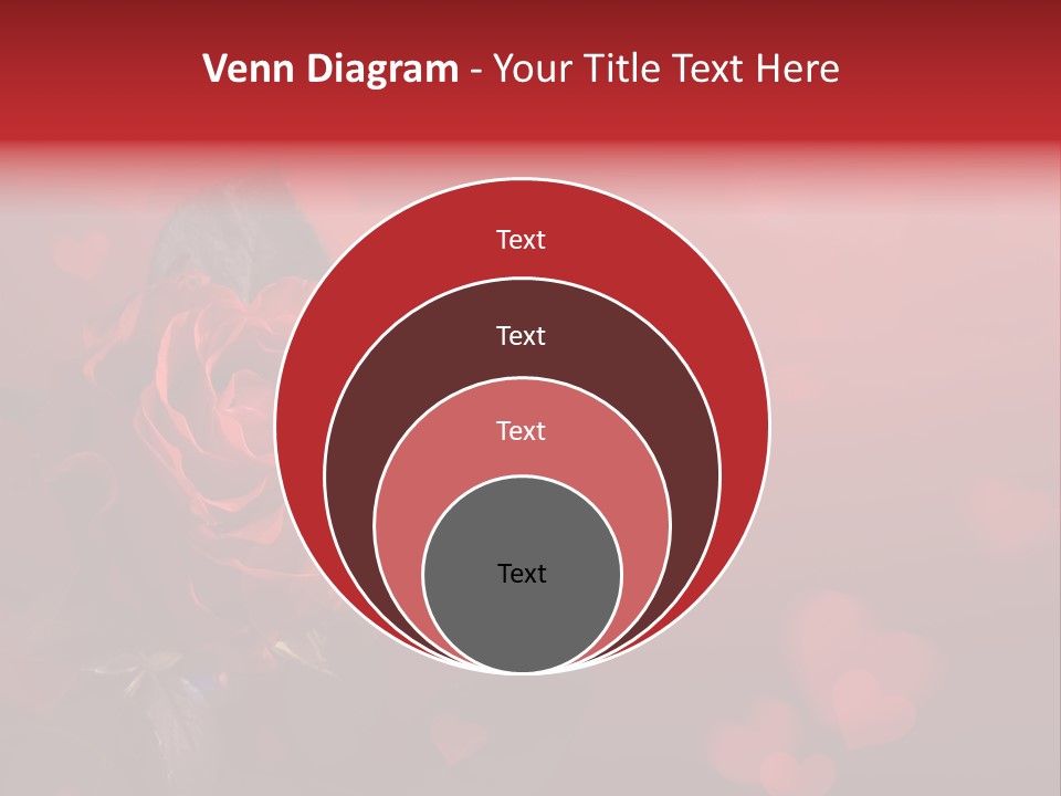 Event Valentine's Flower PowerPoint Template