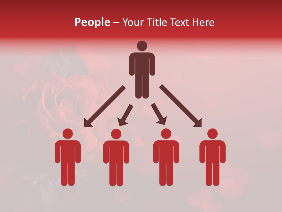 Event Valentine's Flower PowerPoint Template